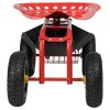 Garden Cart with Heavy Duty Tool Tray