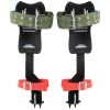 VEVOR Tree Climbing Spikes, 4 in 1 Alloy Metal Adjustable Pole Climbing Spurs, w/Security Belt & Foot Ankle Straps, Arborist Equipment for Climbers, L