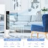 HOMCOM 42" Oscillating Evaporative Air Cooler for Home Office with Timer, 3-In-1 Ice Cooling Tower Fan Humidifier with 3 Modes, 3 Speeds, LED Display