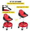 VEVOR Rolling Garage Stool, 300LBS Capacity, 18"-23" Adjustable Height Range, Mechanic Seat with Swivel Casters and Tool Tray, for Workshop, Auto Repa