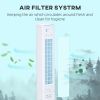 HOMCOM 42" Oscillating Evaporative Air Cooler for Home Office with Timer, 3-In-1 Ice Cooling Tower Fan Humidifier with 3 Modes, 3 Speeds, LED Display