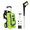 110V,3300PSI 201A 110V,3300PSI,1800W high pressure cleaning machine green