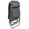 Infinity Zero Gravity Chair Pack 2 Outdoor Lounge Patio Chairs with Pillow and Utility Tray Adjustable Folding Recliner for Deck Patio Beach Yard Gray