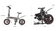 S7-14"* 2.125" Foldable City Ebikes Street E-bike 250W Hall Sensor Kick Bike Private Model[Unable to ship on weekends, please place orders with cautio
