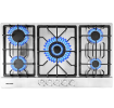 34in Built-in gas cooker Top 5 burner LPG / NG double fuel gas large pot cooker 24in natural gas gas stove combustion embedded stove gas kitchen stove